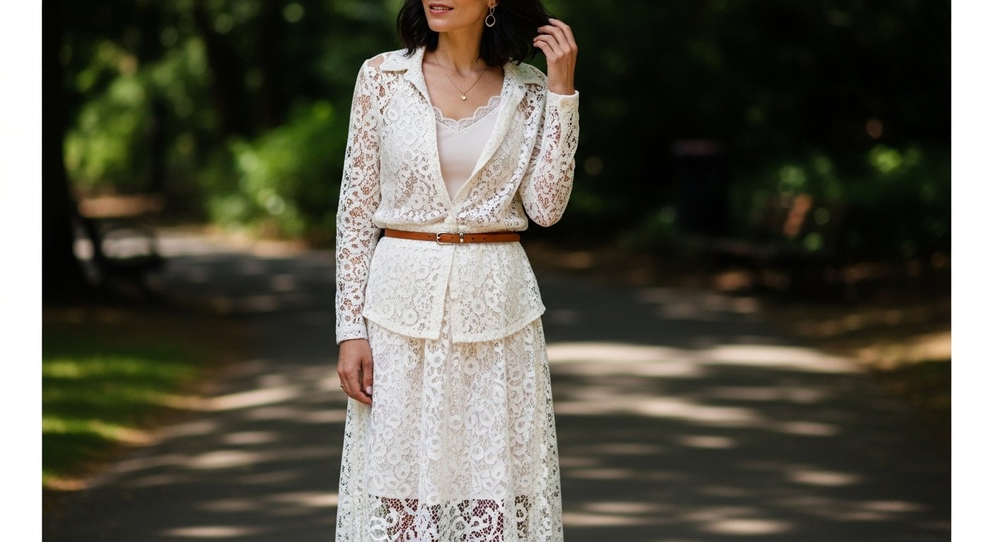 How to Style Lace Skirt And Blouse For Any Occasion