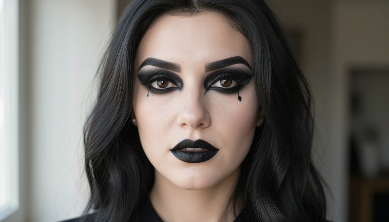 How To Create A Soft Goth Makeup Look