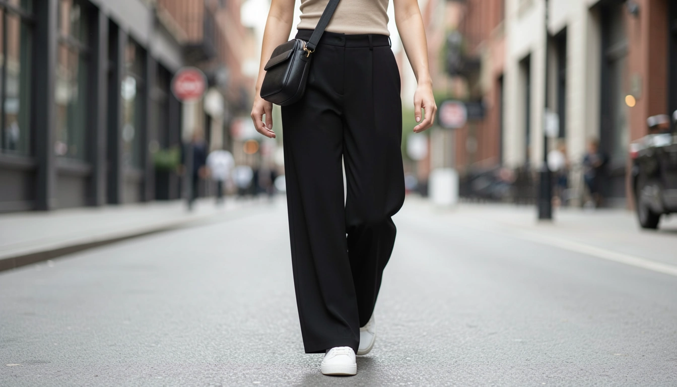 13 Black Culottes Street Style To Try
