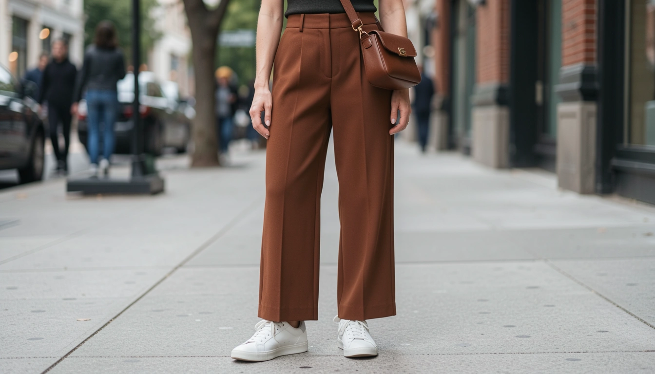 16 Brown Culottes Street Style To Copy